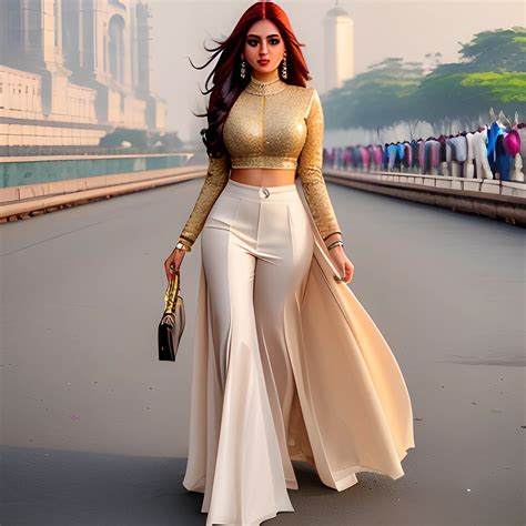 beautiful girl, India, student, 18 years old, light-colored straight long hair, fashionable girl ...