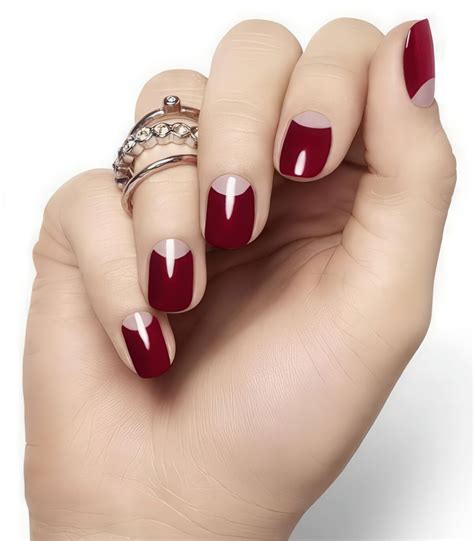 17 Chic And Trendy Half Moon Nail Art Ideas - Styleoholic