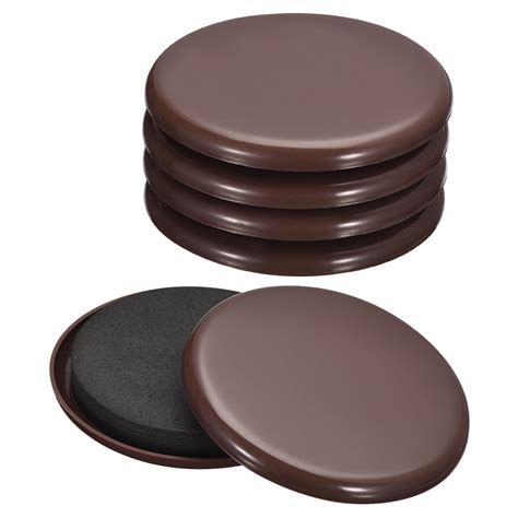 Furniture Sliders, 8Pcs 3.5" - Plastic Reusable Round Sliding Pads ...