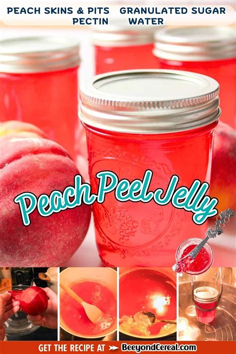 Homemade Peach Peel Jelly is a delicious way to get the most out of ...
