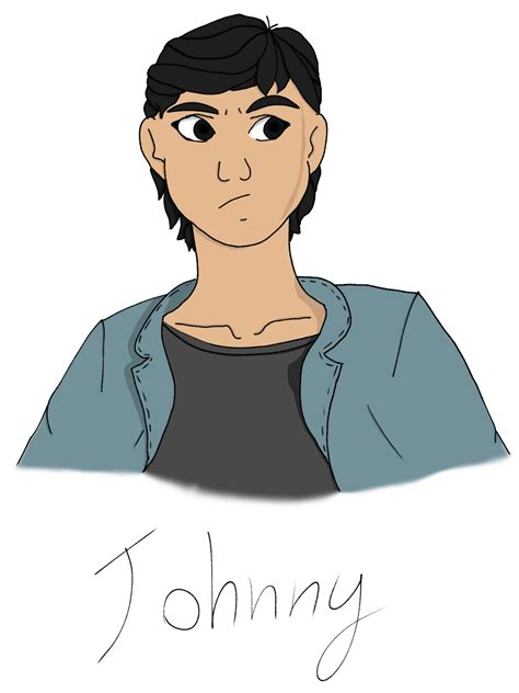 Johnny The Outsiders Drawing The Outsiders Somber Illustrations ART