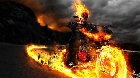 Ghost Rider Biker Wallpaper,HD Superheroes Wallpapers,4k Wallpapers,Images,Backgrounds,Photos ...