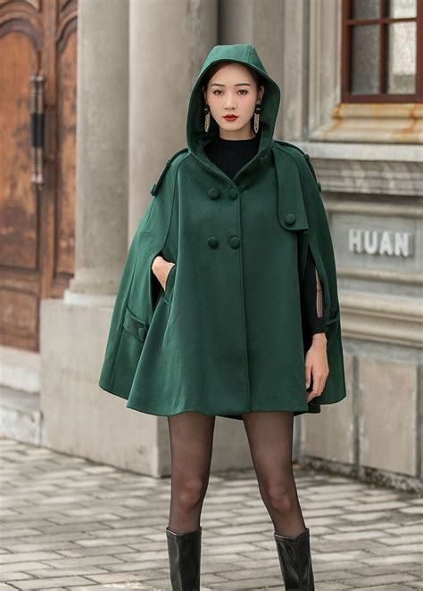 Hooded Cape Coat