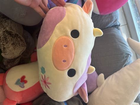 RARE Claire Purple Cow Squishmallow, missing tag, great condition | eBay