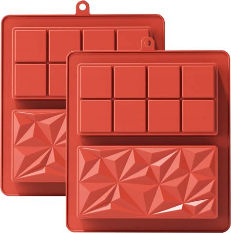 Foremka do czekolady dubajskiej 2w1 silikonowa forma 21x19x2,5 cm 2szt ...