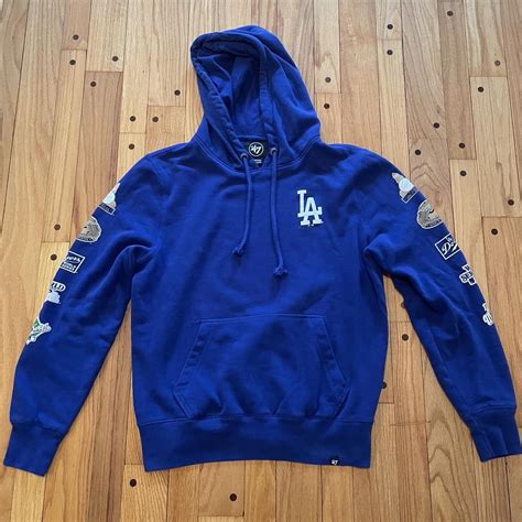 Los Angeles Dodgers World Series 47 Brand Hoodie... - Depop