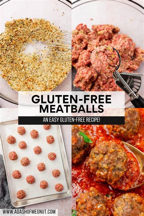 Gluten-Free Meatballs - A Dash of Megnut