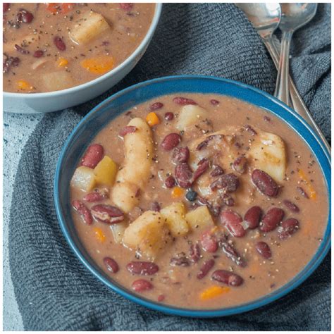 Jamaican Red Peas Soup Without Meat - That Girl Cooks Healthy
