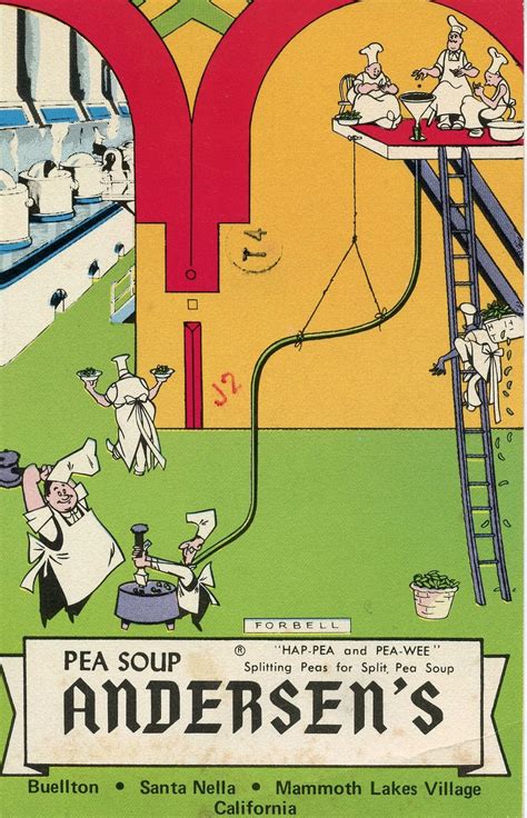Pea Soup Andersen's, Buellton, CA | California postcard, Pea soup ...