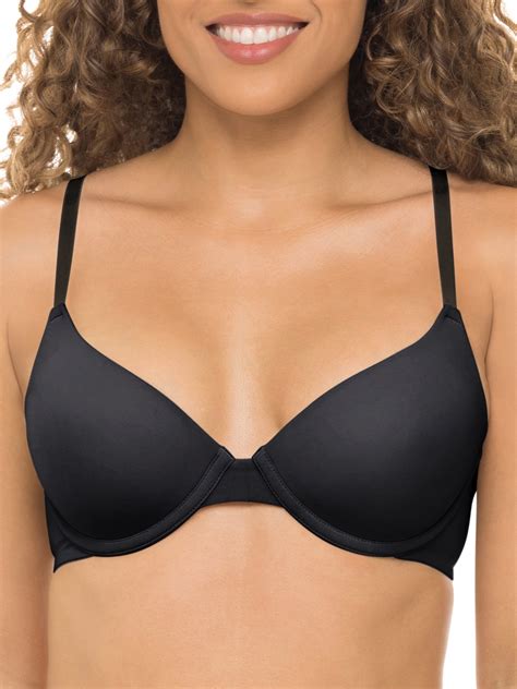No Boundaries Women's Lightly Lined Underwire T-Shirt Bra, Sizes 34A to ...