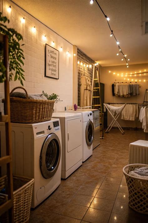 20+ Inspiring Laundry Room Lighting Ideas
