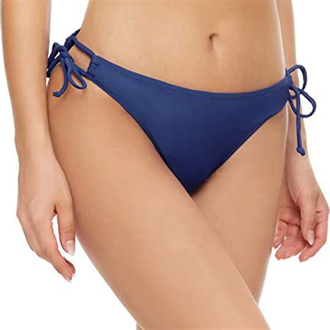 WREESH Womens Bikini Bottoms Cheeky Swimsuit Bathing Suit Bottoms ...