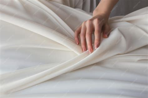 Premium AI Image | Beautiful naked girl in bed moans with pleasure ...