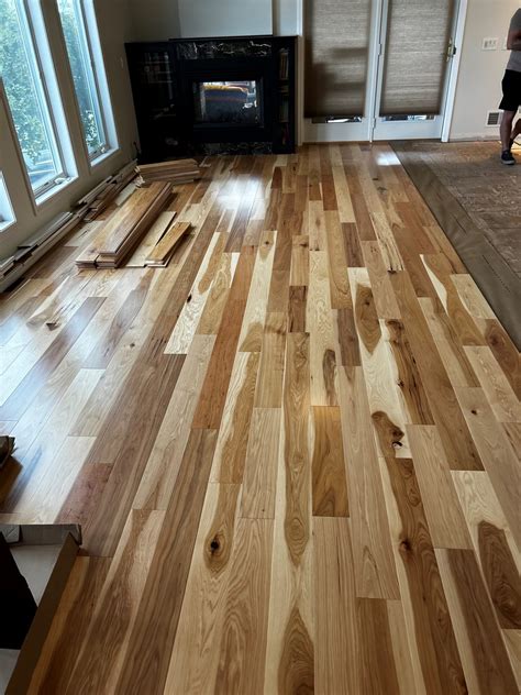 Engineered 5'' Hickory Natural Clear | Maine Traditions Hardwood Flooring