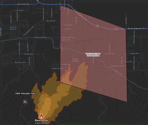 Ranch Fire Grows to 4,205 Acres with 10% Containment - Victor Valley News