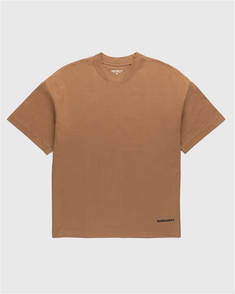 Carhartt WIP - Link Script T-Shirt Brown | Highsnobiety Shop