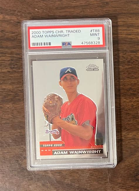 2000 Topps Chrome Traded Adam Wainwright #T88 Rookie Card PSA 9 Mint ...
