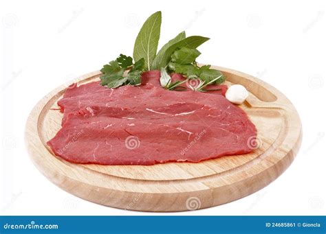 El Rossa De Carne Magra-inclina La Carne Roja Imagen de archivo - Imagen de perejil, carne: 24685861