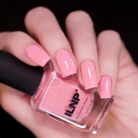 ILNP Strawberry Shake - Pastel Pink Speckled Nail Polish