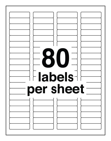 Avery Labels 5167 Excel Template - williamson-ga.us