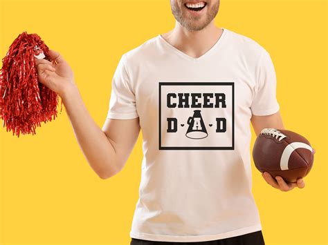 Cheer Dad SVG Cheer Megaphone Svg Cheer Dad Shirt Design - Etsy