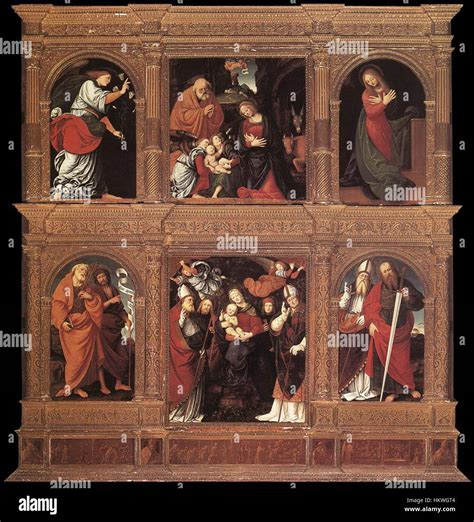 The GFerrari polyptych, located in Novara, is an important multi-panel ...