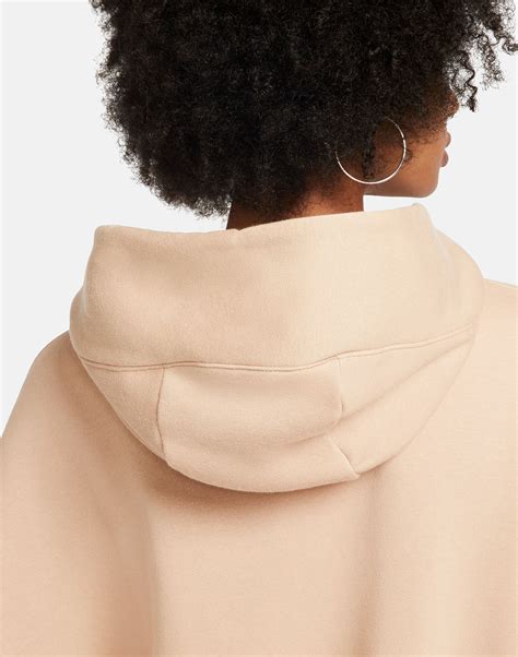 Nike Womens Fleece Hoodie - Brown | Life Style Sports UK
