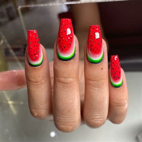29 LATEST WATERMELON NAIL DESIGNS TO TRY IN 2024!