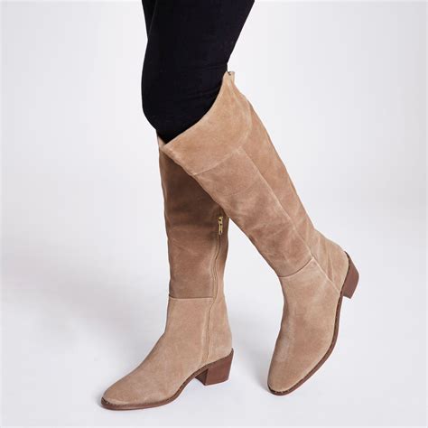 Knee High Suede Boots - senboku-shihousyoshi.com