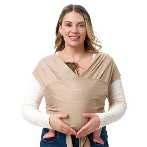 Amazon.com : Momcozy Baby Wrap Carrier - Easy to Wear Infant Carrier ...