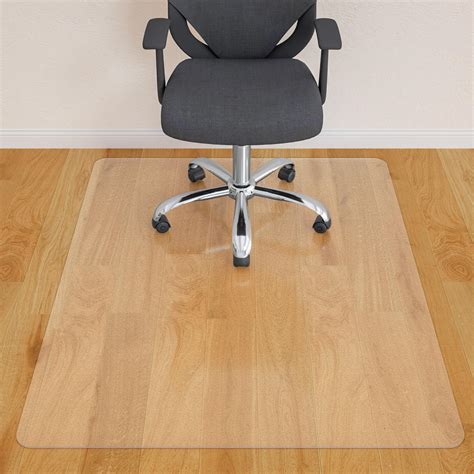 HOMEK Extra Large Office Chair Mat for Hardwood Floor- 46" x 60" Clear ...
