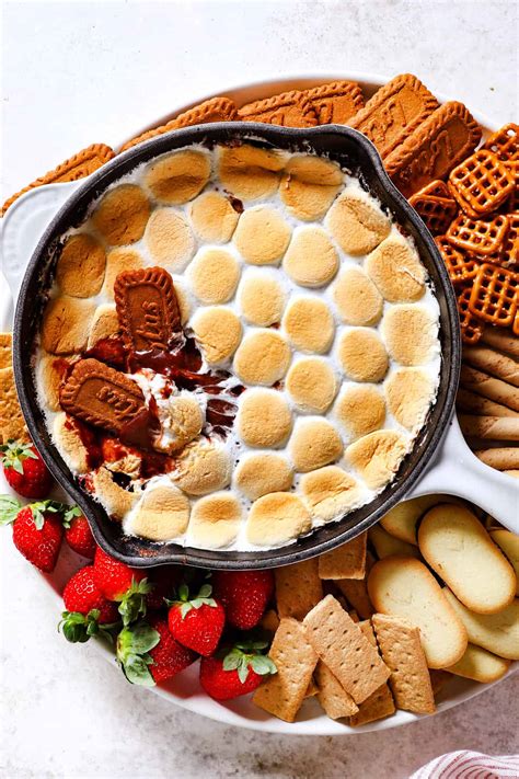 Smores Dip Recipe 10 Minute S'mores Dip Baked S'more Dip Recipe