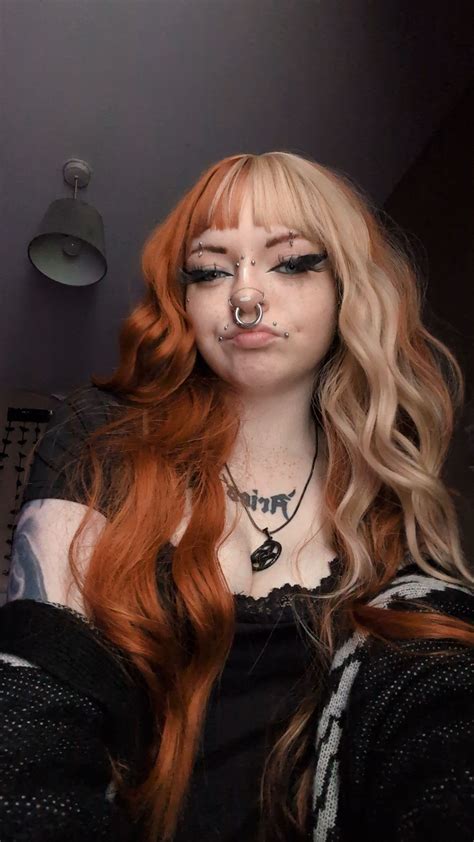 ginger alt girl in 2025 | Ginger hair dyed, Ginger blonde hair, Red blonde hair