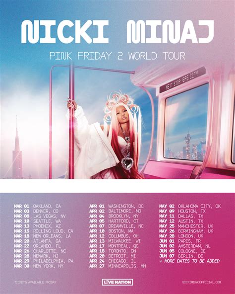 Nicki Minaj Announces 'Pink Friday 2' World Tour - Pollstar News
