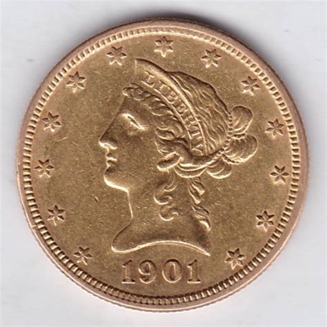 1901 USA Ten Dollars Gold Coin | Dorset Coin Company