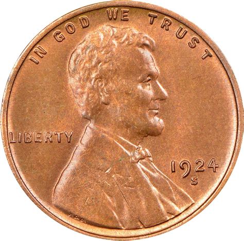 1924 S Lincoln Wheat Penny Prices | Ungraded, NGC, PCGS Values