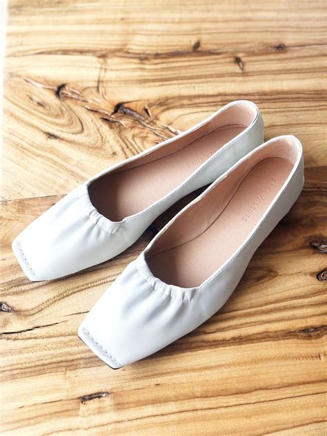 100% Leather daily flat shoes for women White | Etsy