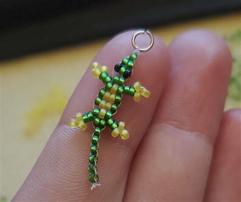 Lizard Keychain With Beads Factory Sale | bellvalefarms.com
