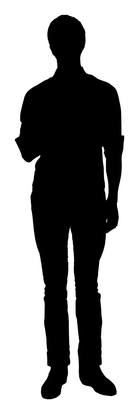 Person Silhouette Standing at GetDrawings | Free download