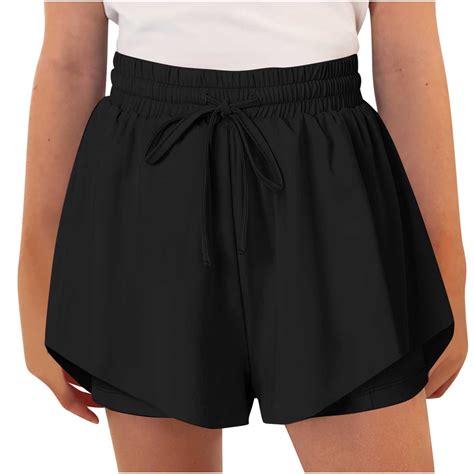 Busydd Girls Shorts 6-15 Years Casual Teen Girls Summer Clothes Solid ...