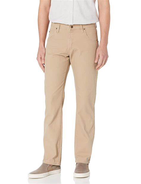 Wrangler Men's Rugged Wear Relaxed Fit Straight Leg Canvas Pant, Golden ...