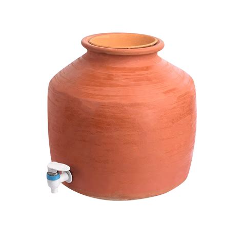 Buy PTR Handmade Earthenware Without Tap Mitti Ka Matka 8 Litre ...