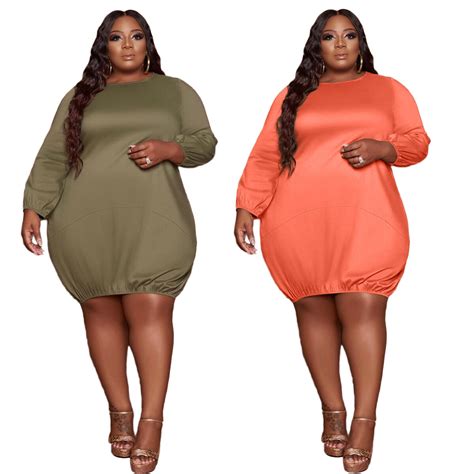 Plus Size Casual Dresses With Sleeves