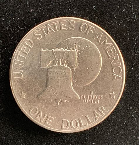 1776-1976-D COMMEMORATIVE EISENHOWER $1 COIN, AU BRIGHT SHINE ...