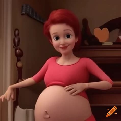 Pregnant pixar mom on Craiyon