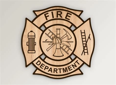 Firefighter Maltese Cross Logo
