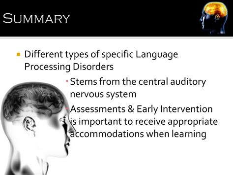 PPT - Language Processing Disorders PowerPoint Presentation, free ...