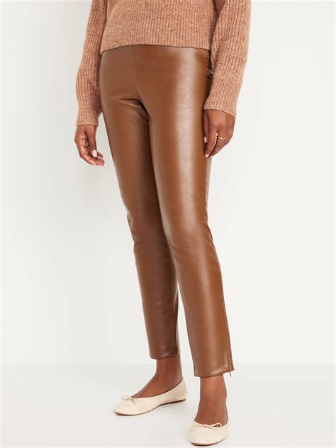 Stretchy Faux Leather Pants | Old Navy