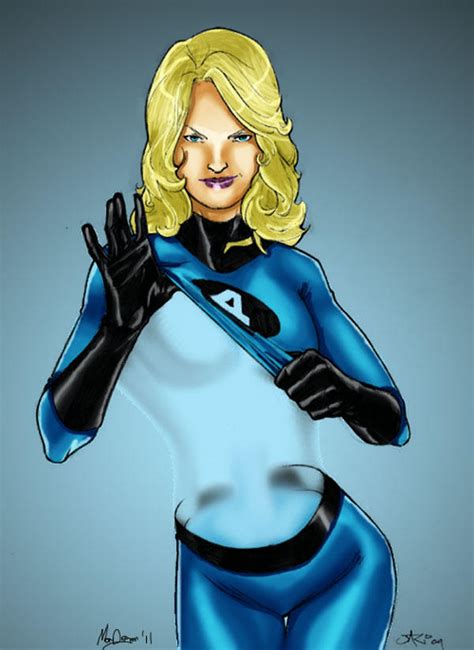 invisible woman colored by brimstoneman34 on DeviantArt