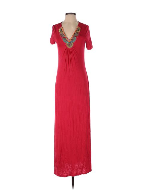 Romeo & Juliet Couture Solid Red Casual Dress Size S - 76% off | thredUP